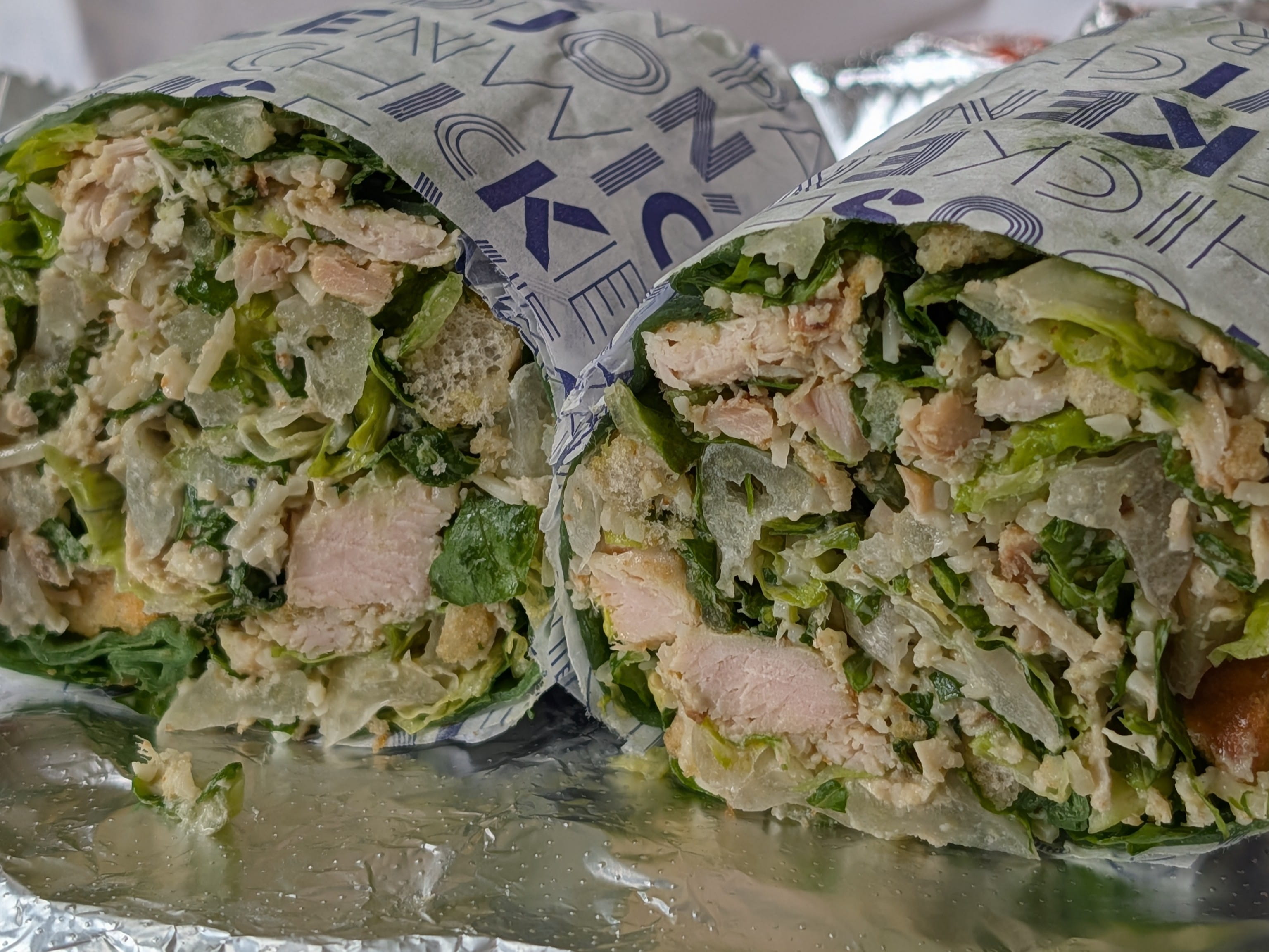 Chicken Caesar wrap from Lenwich