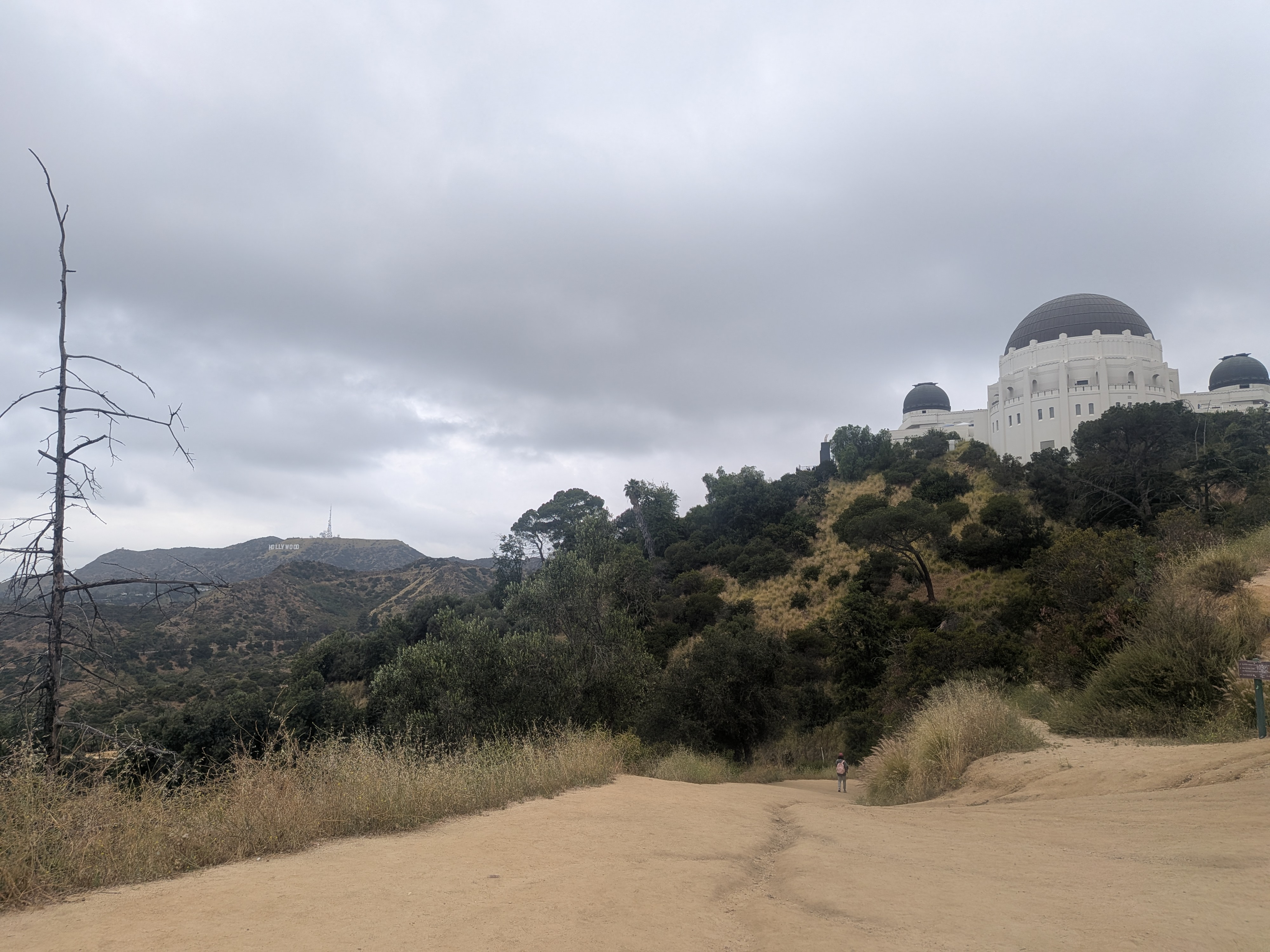 Griffith Observatory with Hollywood Sign